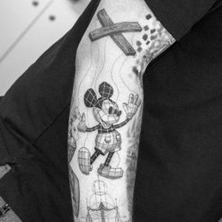 disney mickey mouse tattoo