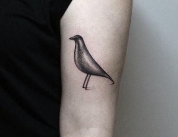 Eames Bird Tattoo