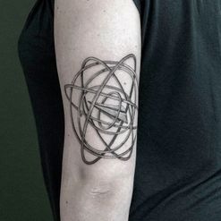 single needle tattoo